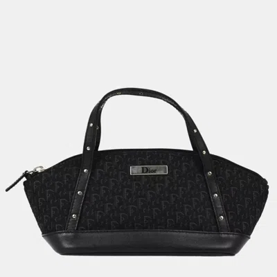 Pre-owned Dior Christian  Black Street Chic Trotter Handbag