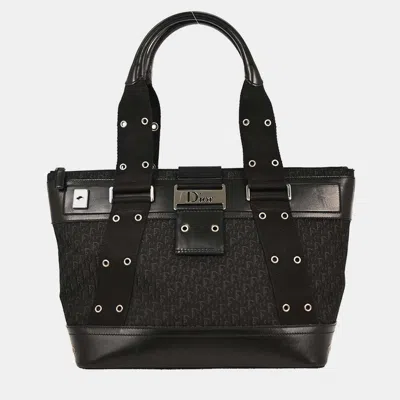 Pre-owned Dior Christian  Black Trotter Street Chic Tote Bag