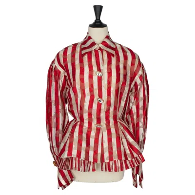 Pre-owned Dior Christian  Blouse By Gianfranco Ferré Winter 1992 In Brown