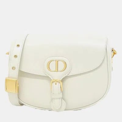 Pre-owned Dior Christian  Bobby Shoulder Bag In White