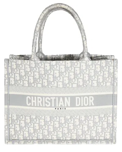 Dior Christian  Book Medium Oblique Canvas Tote