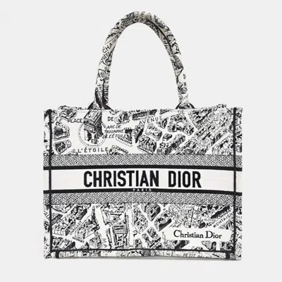 Pre-owned Dior Christian  Book Tote 36 In Black