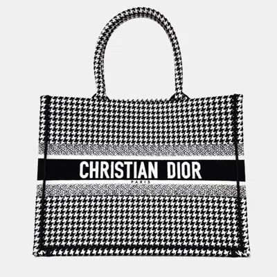 Pre-owned Dior Christian  Book Tote Bag In Black