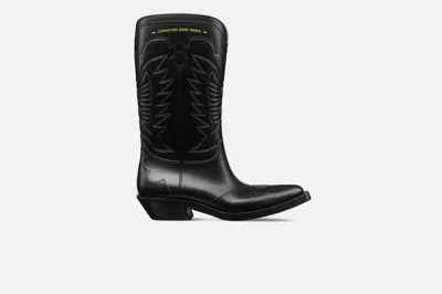 Dior Boot With  Wind Heel In Black