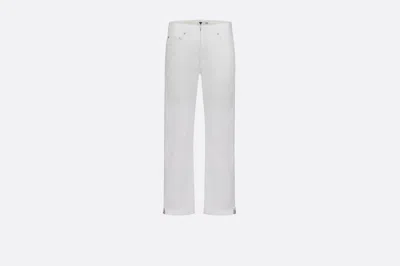 Dior White Denim Boyfriend Jeans