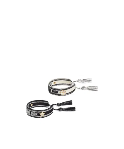 Dior Christian  Bracelet Set In Black