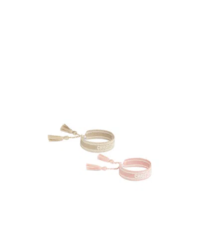 Dior Christian  Bracelet Set In Yellow