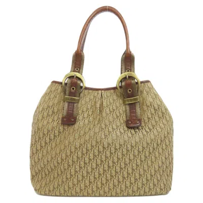 Pre-owned Dior Christian  Brown Canvas Tote Bag ()