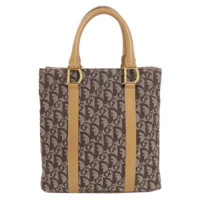 Pre-owned Dior Christian  Brown Canvas Tote Bag ()