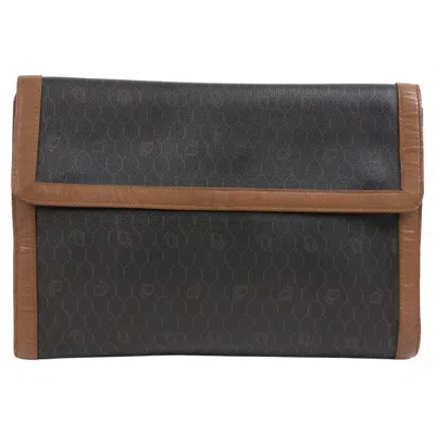 Pre-owned Dior Christian  Brown Large Clutch