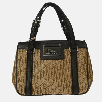 Pre-owned Dior Christian  Brown Trotter Street Chic Handbag