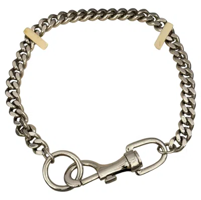 Pre-owned Dior Christian  By John Galliano 2003 Hardcore Collection Silver Metal Choker In Multi