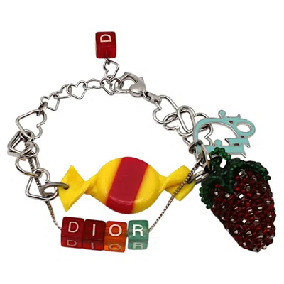 Pre-owned Dior Christian  By John Galliano Candy Strawberries Bracelet, Spring 2005 In Multi