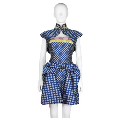 Pre-owned Dior Christian  By John Galliano Dress And Bolero, F/w 1997 In Gray