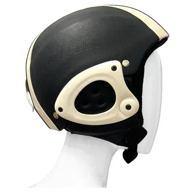 Pre-owned Dior Christian  By John Galliano F/w 2004 Archive Rare Ski Leather Helmet In Black