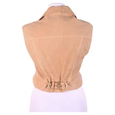 Pre-owned Dior Christian  By John Galliano Vest, Ss 2000 In Sand