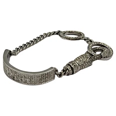Pre-owned Dior Christian  By John Galliano Vintage Jewelled Karabiner Bracelet In Multi