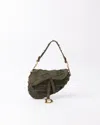 Dior Christian  Camouflage Saddle Bag