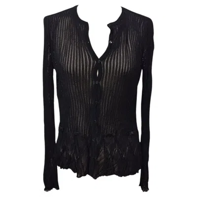 Pre-owned Dior Christian  Cardigan Size S In Black