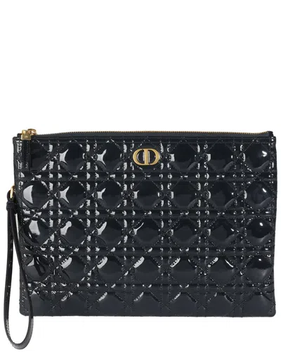 Dior Christian  Caro Cannage Patent Pouch