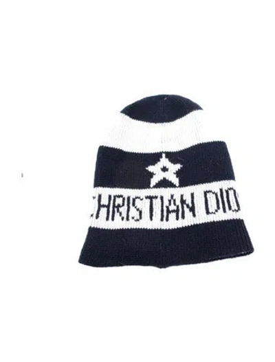 Pre-owned Dior Christian  Cashmere Beanie In Multi