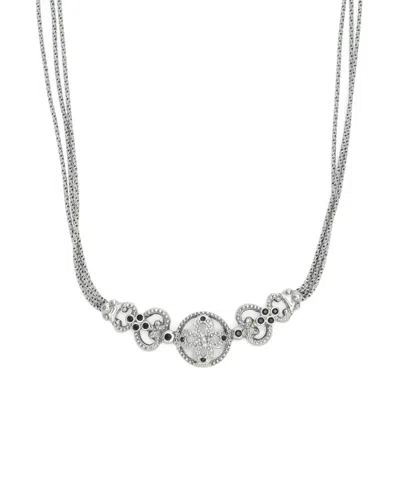 Pre-owned Dior Christian  Cd Chocker In Silver