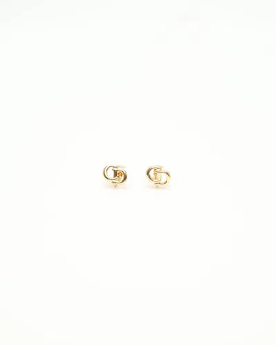 Dior Christian  Cd Clip-on Earrings