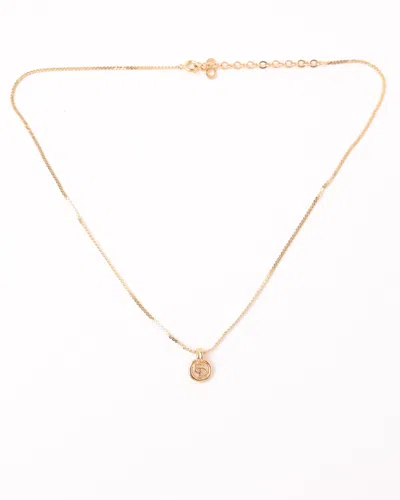 Dior Christian  Cd Gold-toned Necklace