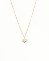 Dior Christian  Cd Heart Necklace In Gold