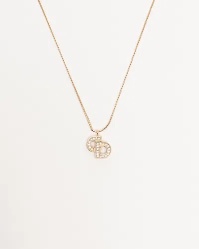 Dior Christian  Cd Logo Necklace