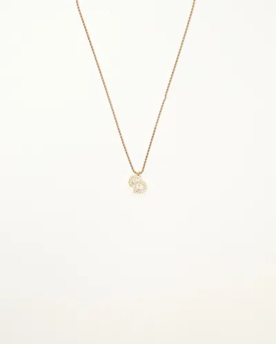 Dior Christian  Cd Rhinestone Necklace
