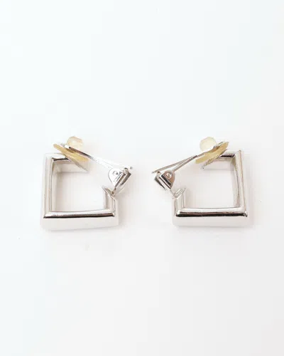 Dior Christian  Cd Square Earrings