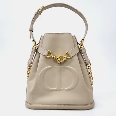 Pre-owned Dior Christian  Ce  Medium Bag In Beige