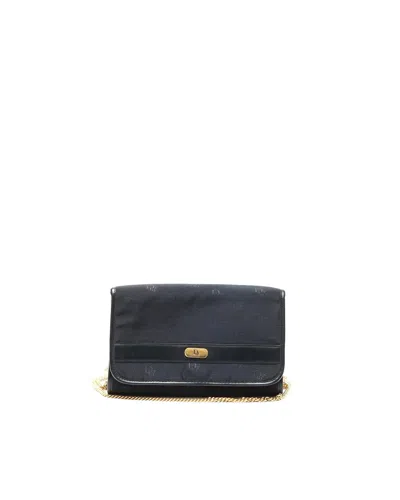 Dior Christian  Chain Bag In Blue