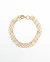 Dior Christian  Chainlink Necklace In Gold