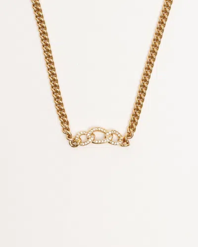 Dior Christian  Chainlink Strasssteine Kette