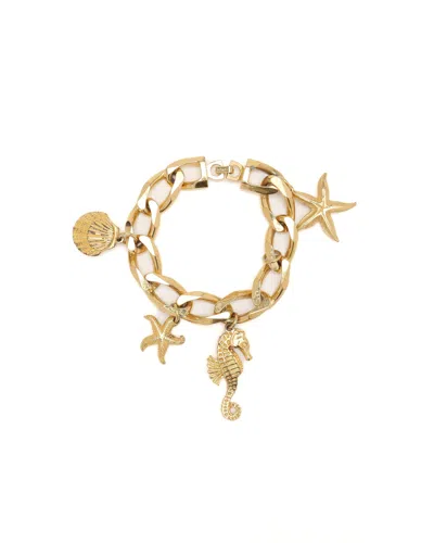 Dior Christian  Charm Bracelet In Gold