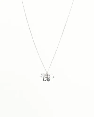 Dior Christian  Charm Necklace In Metallic