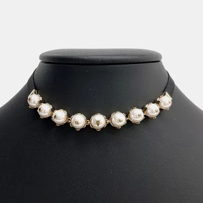 Pre-owned Dior Christian  Choker Necklace In Multicolor