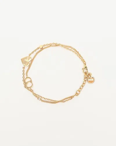 Dior Christian  Clair D Lune Bracelet In Gold