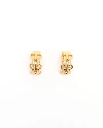 Dior Christian  Clip-on Earrings In Gold