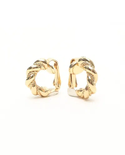Dior Christian  Clip-on Earrings In Gold