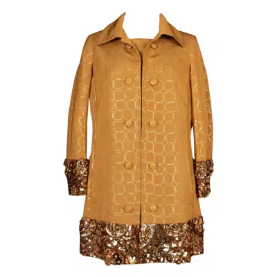Pre-owned Dior Christian  Coat Made Of Silk, 2008 In Brown