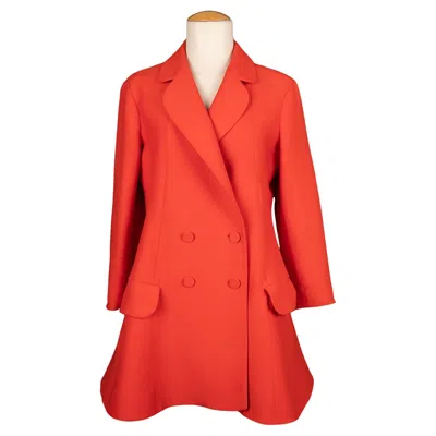 Pre-owned Dior Christian  Coat In Red