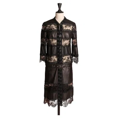 Pre-owned Dior Christian  Coat "riley, Kristen, Kate And Gisele" By John Galliano 2005 In Black