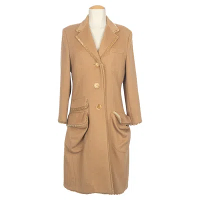 Pre-owned Dior Christian  Coat Winter 2005 In Brown