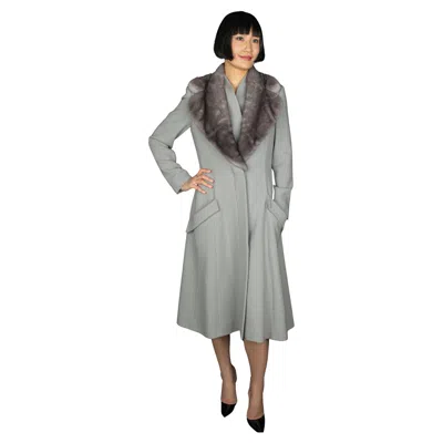 Pre-owned Dior Christian  Coat Winter 2008 In Gray