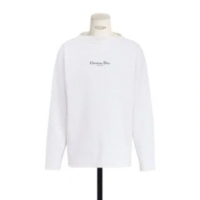 Dior Christian  Couture Long-sleeved T-shirt, Relaxed Fit In White