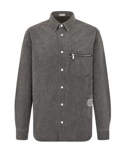 Dior Christian  Couture Overshirt In Gray