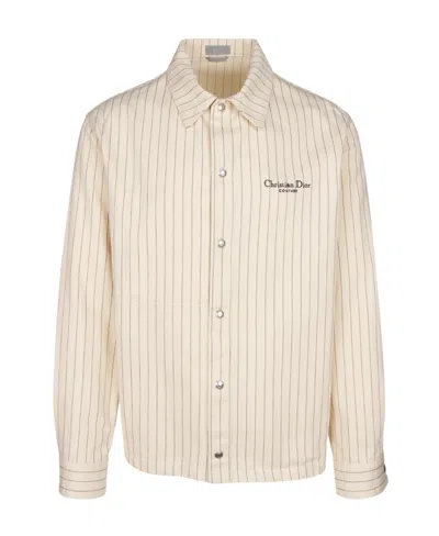 Dior Christian  Couture Overshirt In Brown